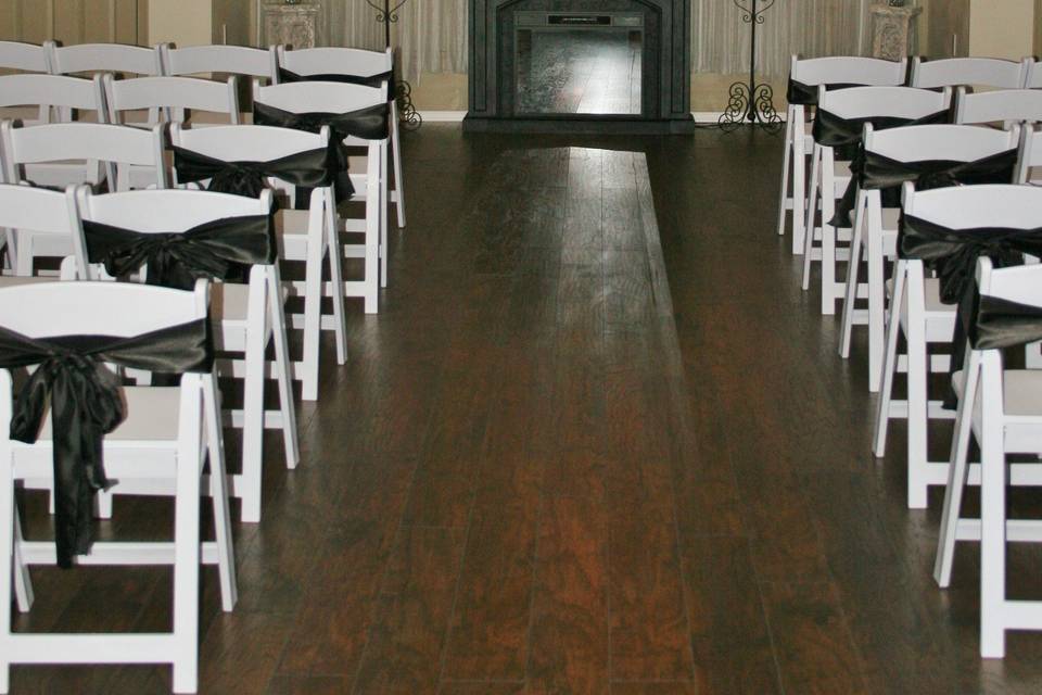 Indoor wedding venue