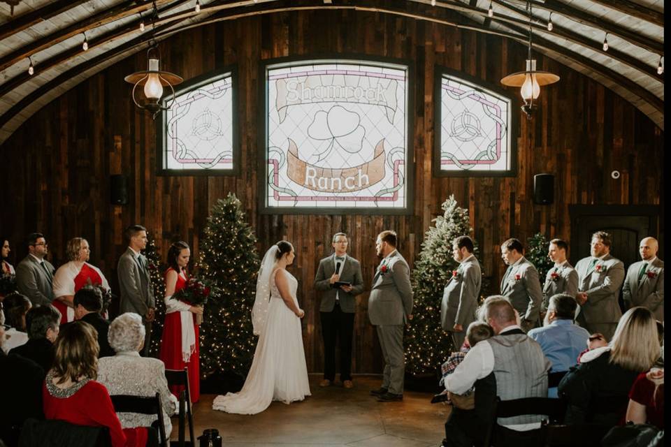 Quonset barn-chapel