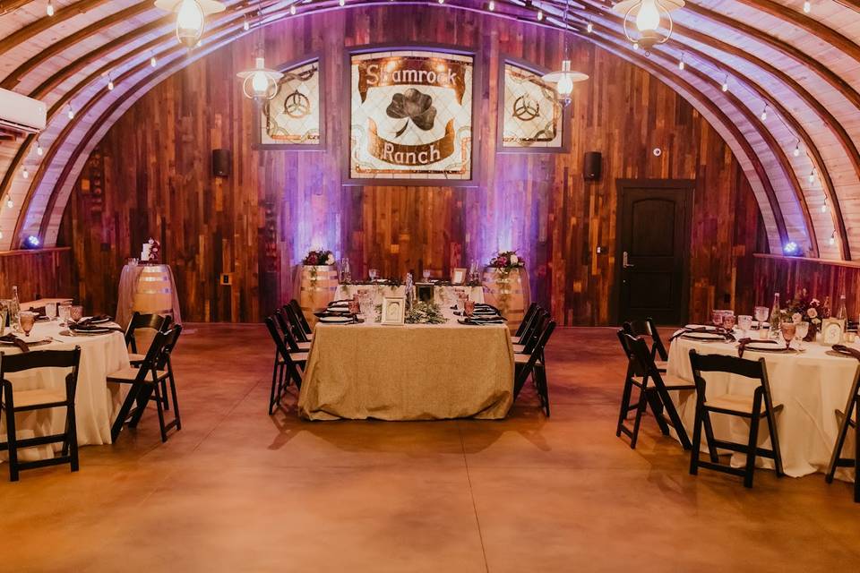 Quonset Barn--Reception