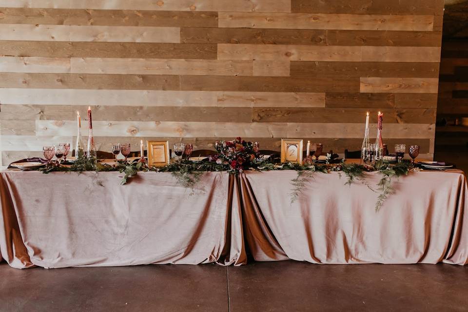 Front of Head Table