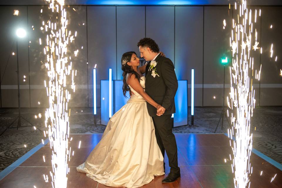 Sparklers First Dance