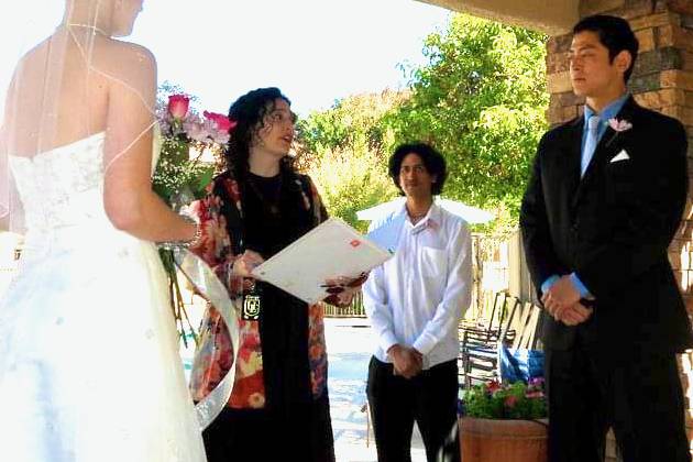 Officiating Wedding of K&R