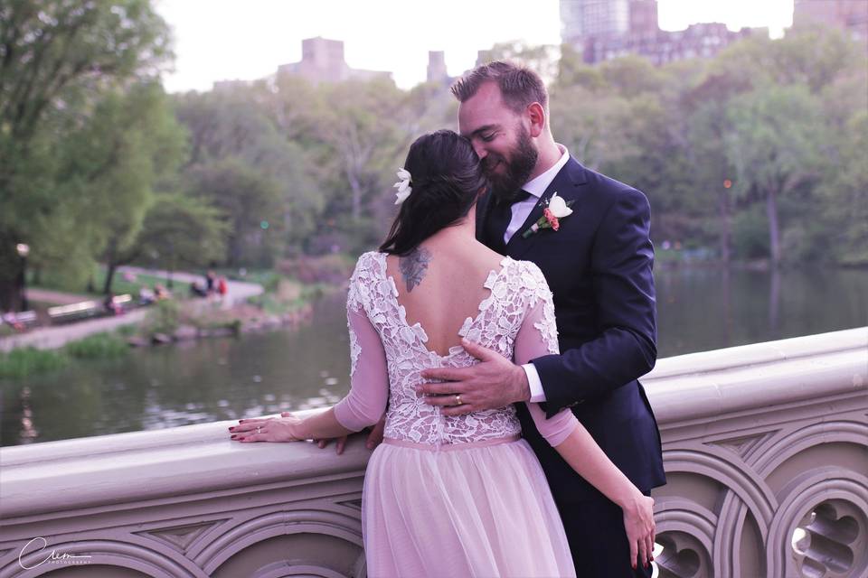 A lovely couple in Central Park.