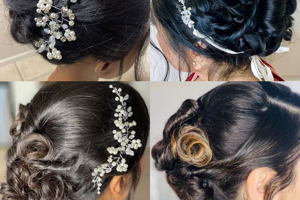 Classic Bridal hairstyles