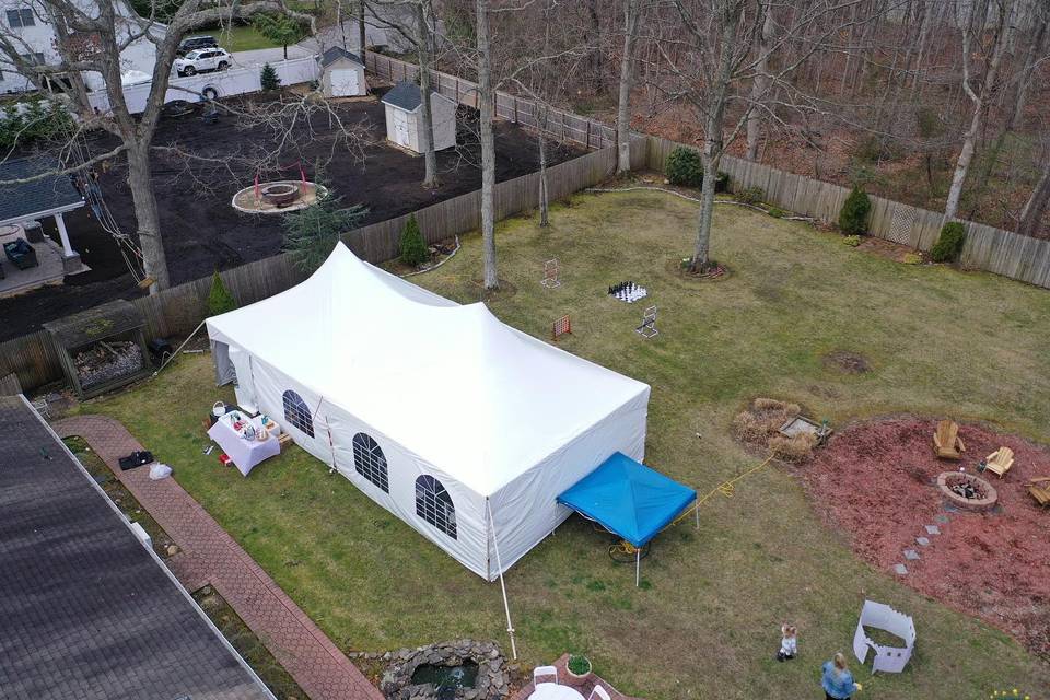 Tent setup