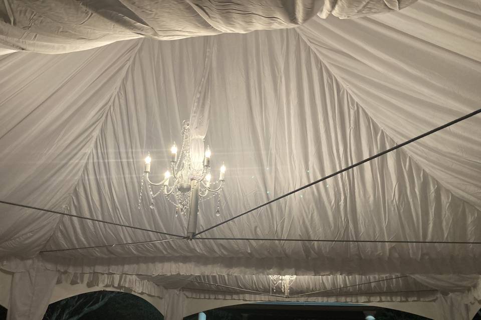 Ceiling liners for tents