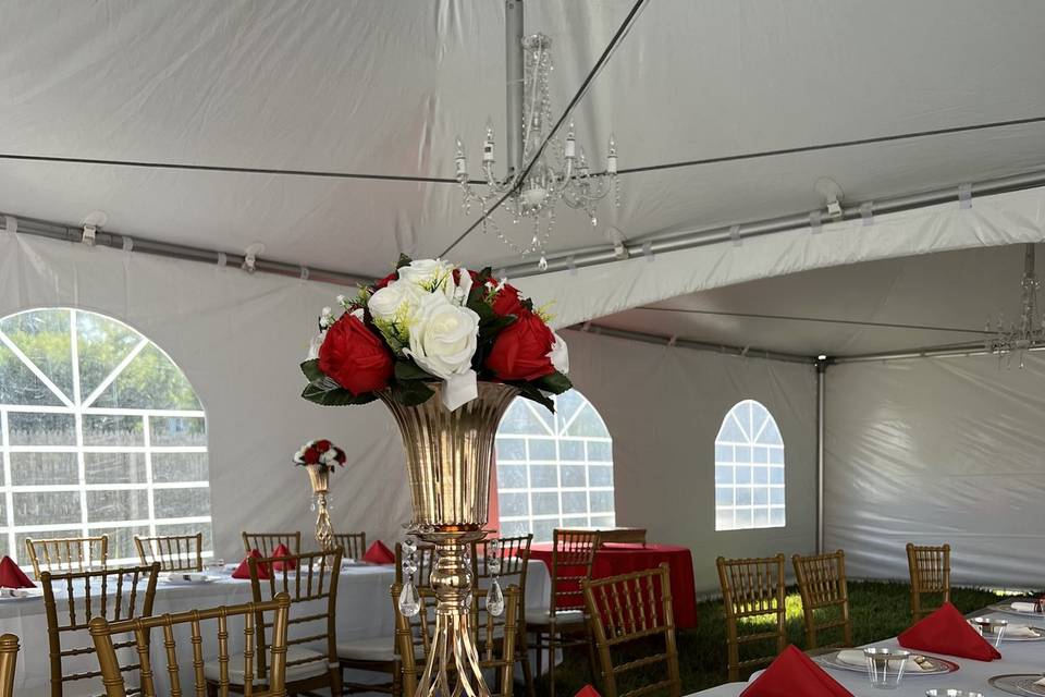 Wedding Red Accents