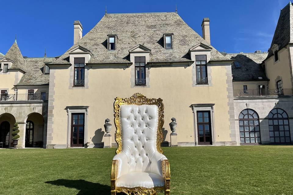 Gold Royal Throne Chair
