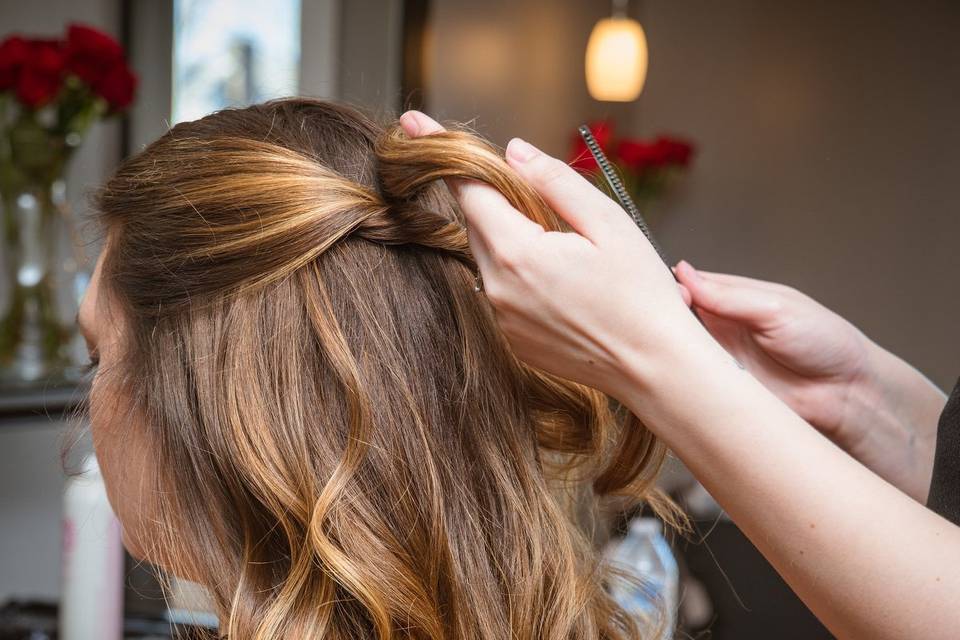 Wedding hair