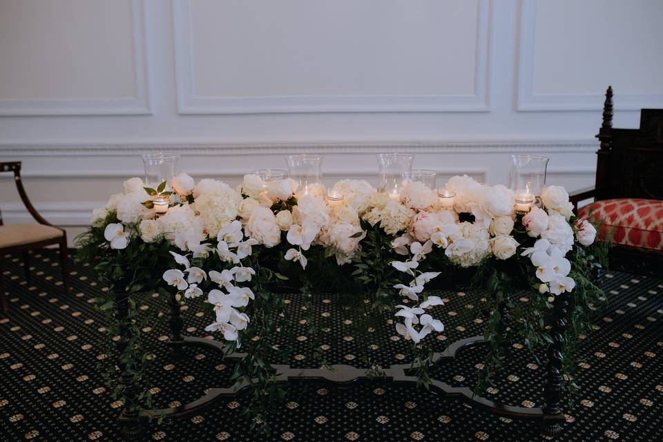 Ceremony table