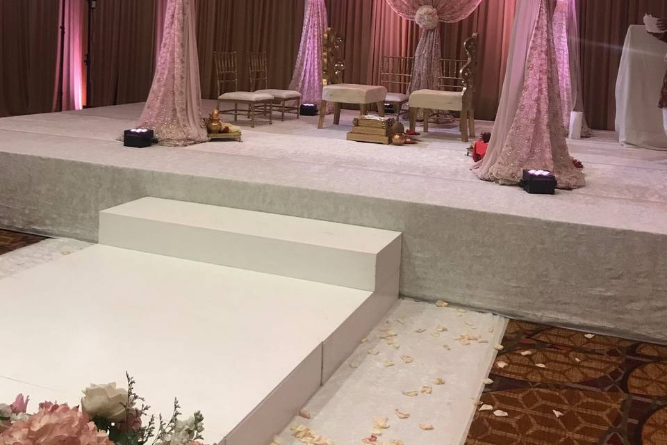 Decorated stage