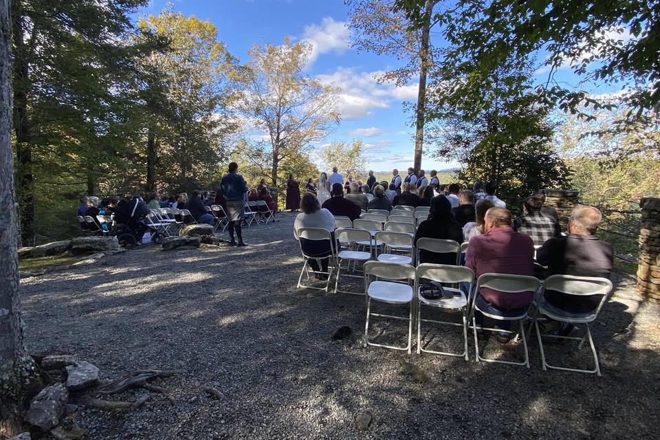 Outdoor wedding