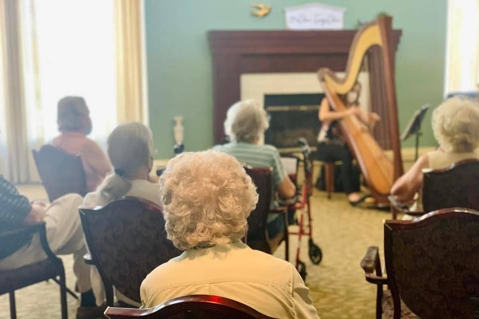 Lauren C. Sharkey, Harpist