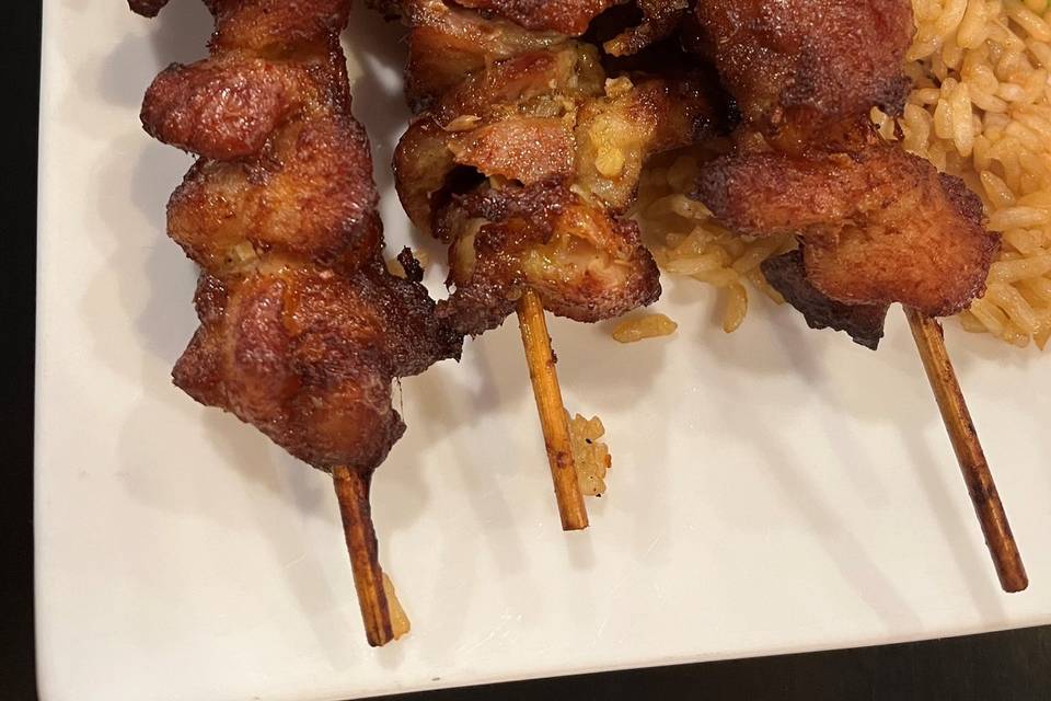 Chinese chicken skewers