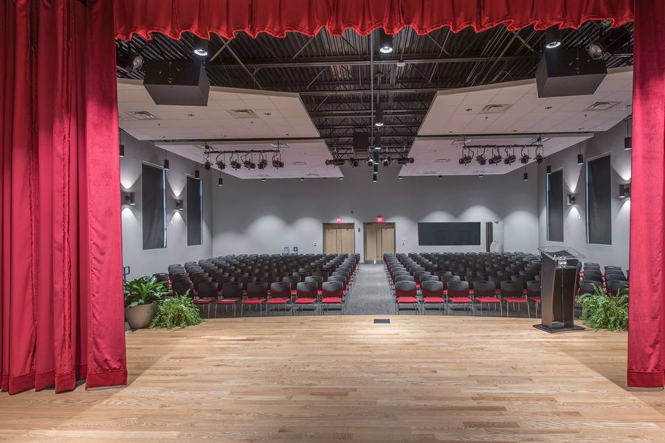 Theater style setting in Auditorium.