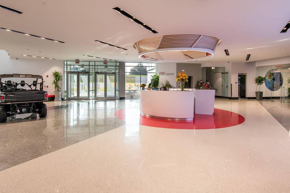 Reception area