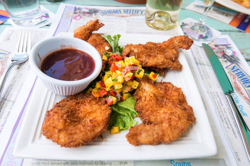 Hand Breaded coco shrimp