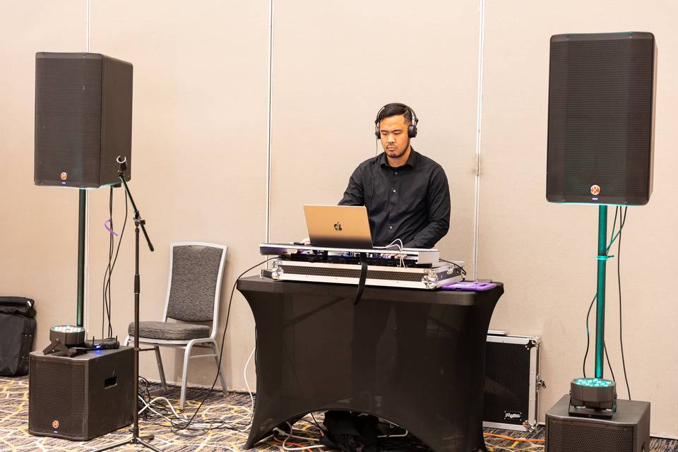 DJ Alexicon setup