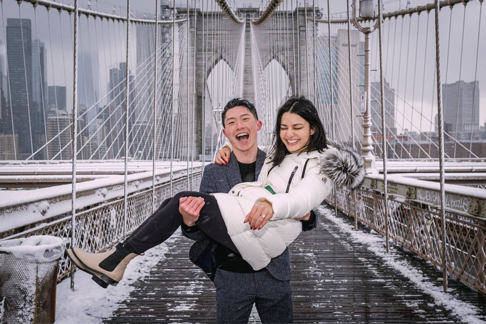 Brooklyn Bridge Engagement