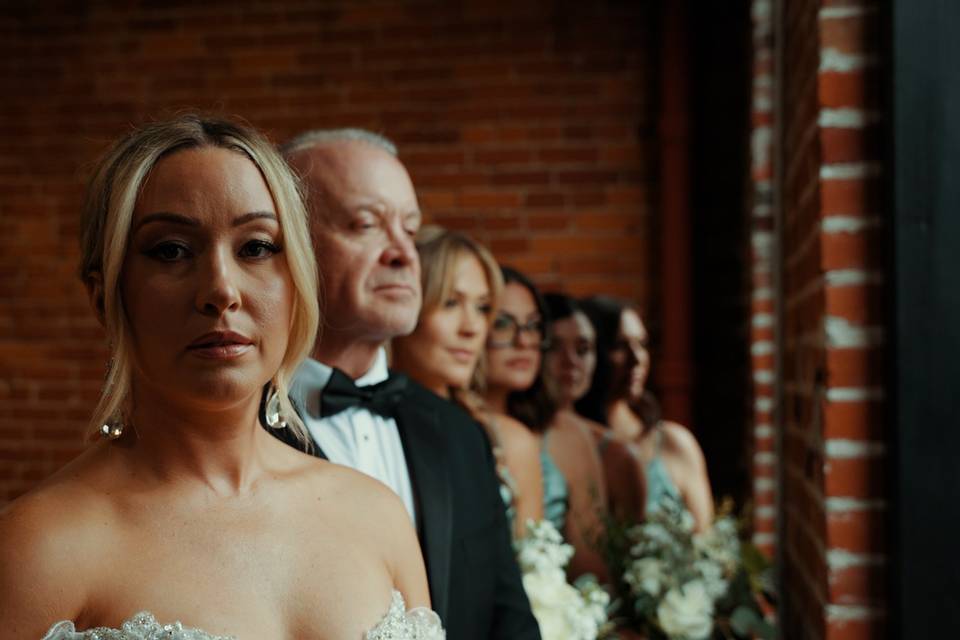 Elegant Bridal Party Portrait