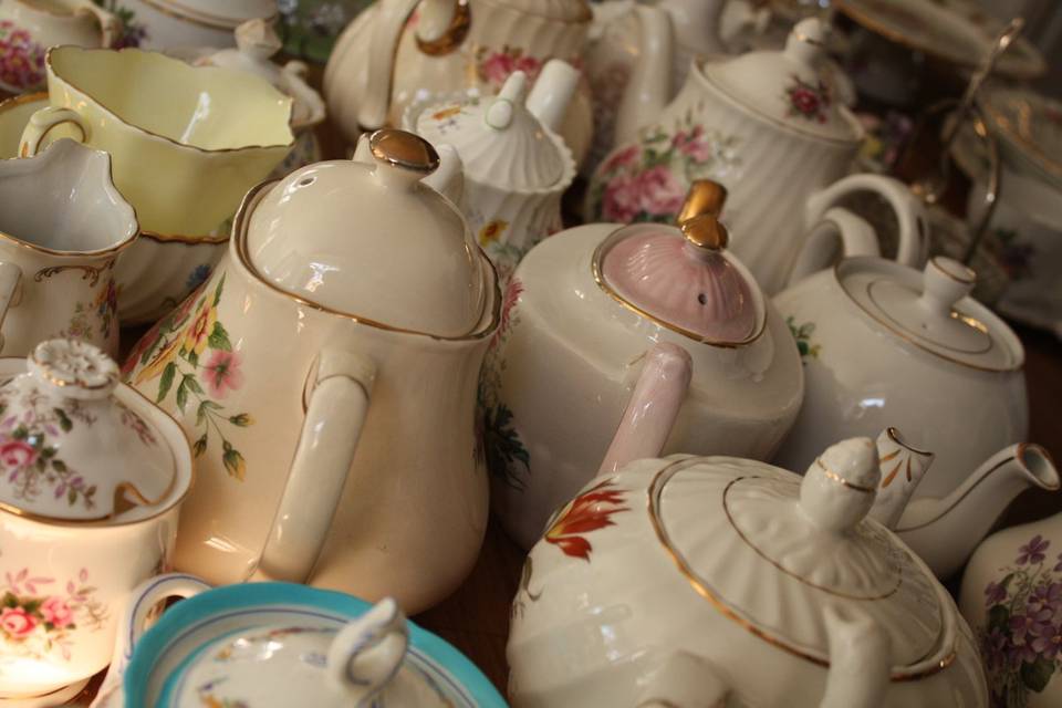 A selection of Teapots available