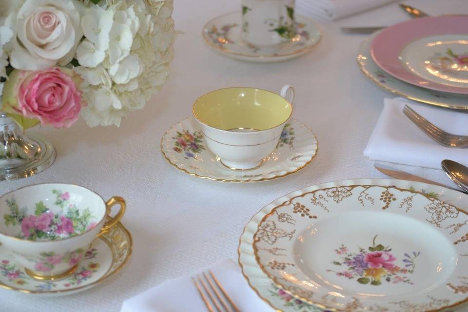 Afternoon Tea Wedding at the Historic Whitlock Inn just off the Square in Marietta