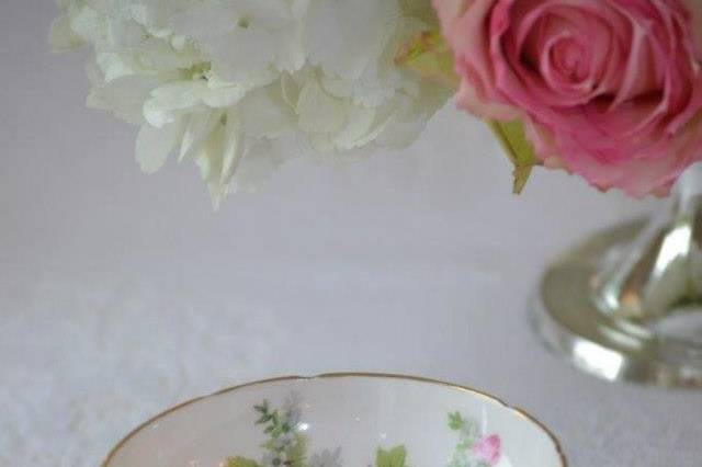 Cup and saucer hand selected to make your event memorable