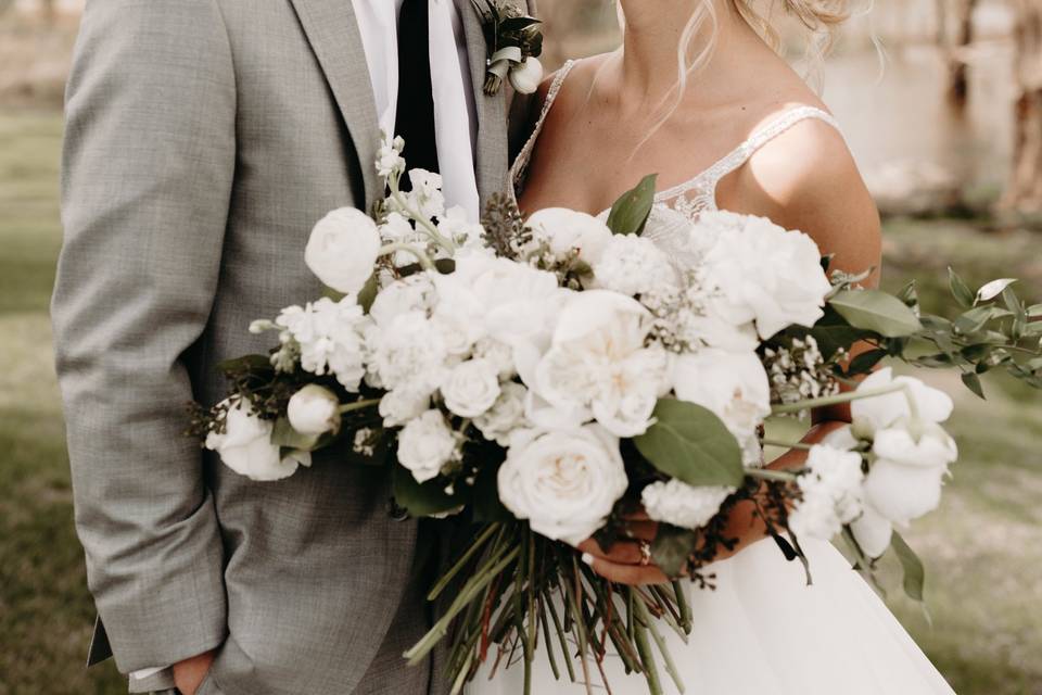 Bride and Groom Early Spring