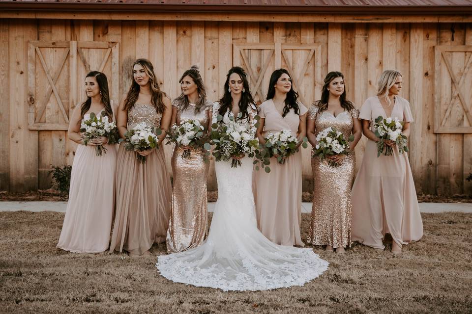 Bridal party beauties