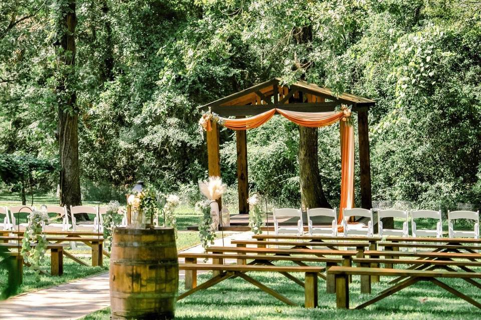 Outside Ceremony Arbor