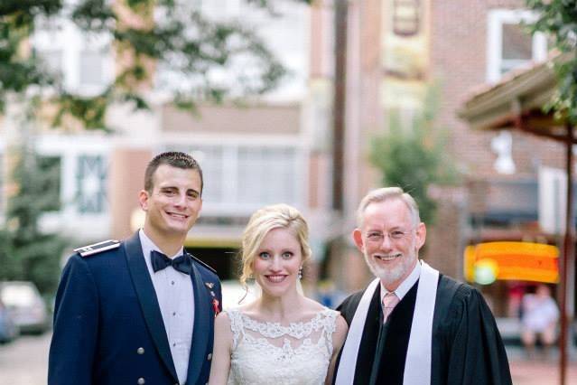 Newlyweds and the reverend