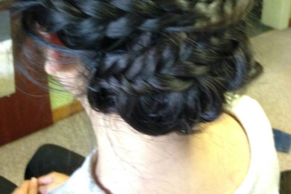 Greek hairstyle