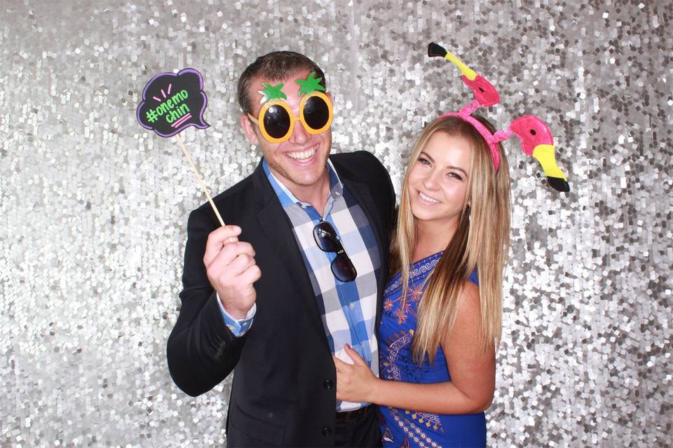 Sequin photo booth