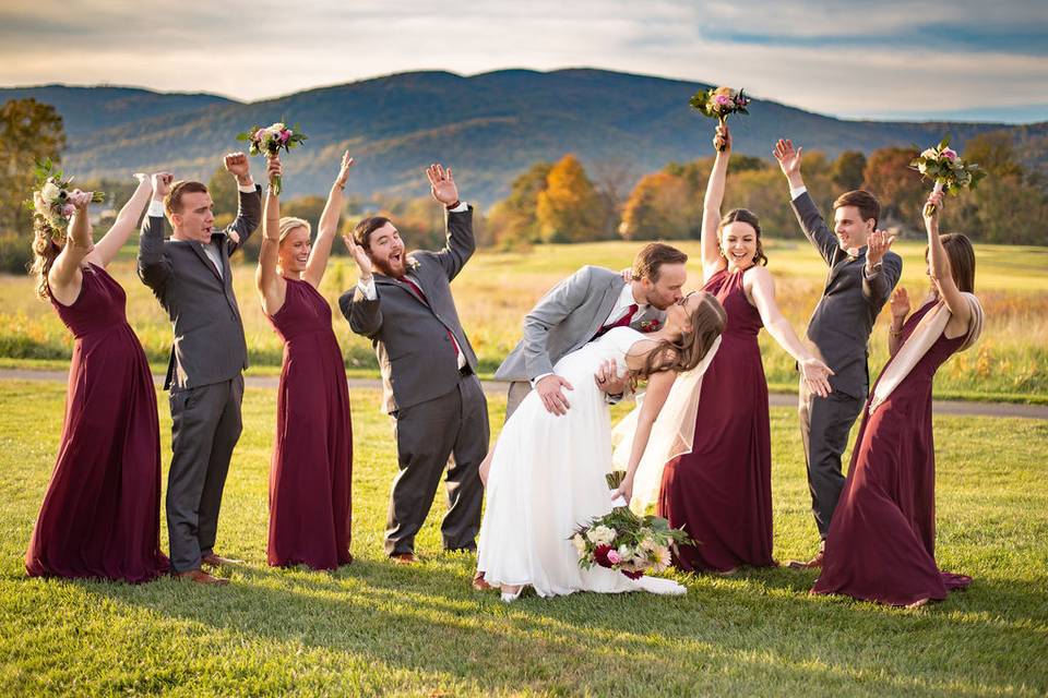 Fall Wedding Party