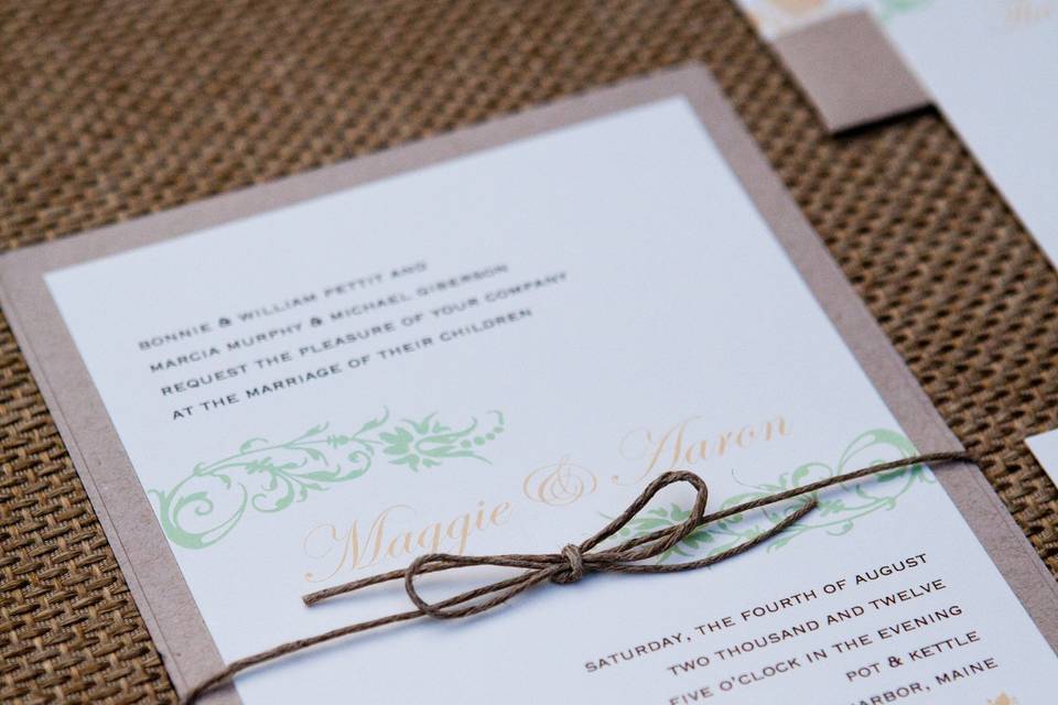 Flat printed rustic suite