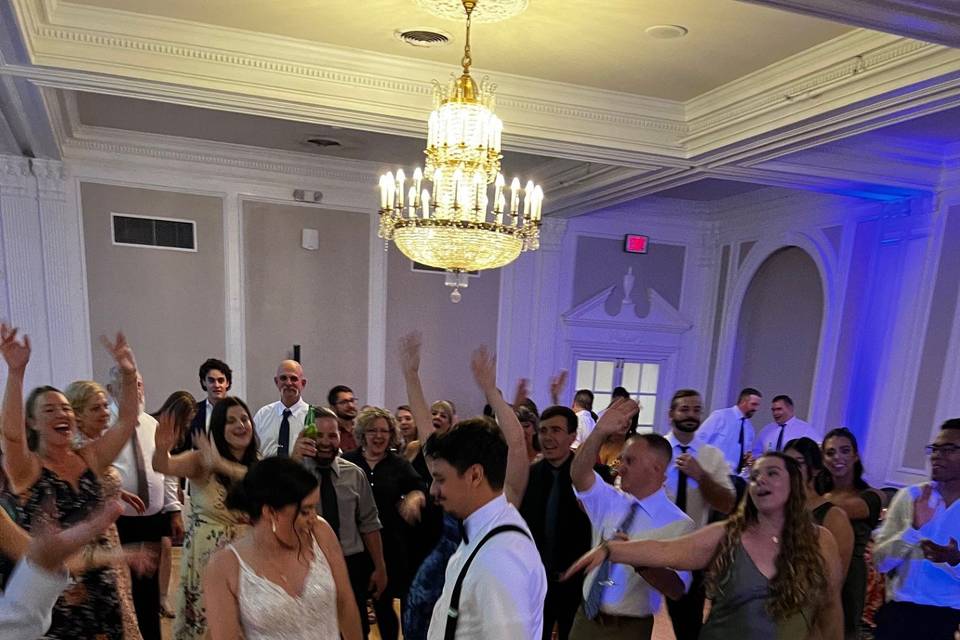 Brdie & Groom Dancing