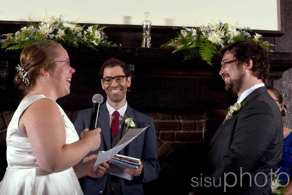 Saying vows