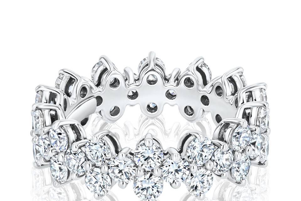 Fashion Diamond Eternity Ring