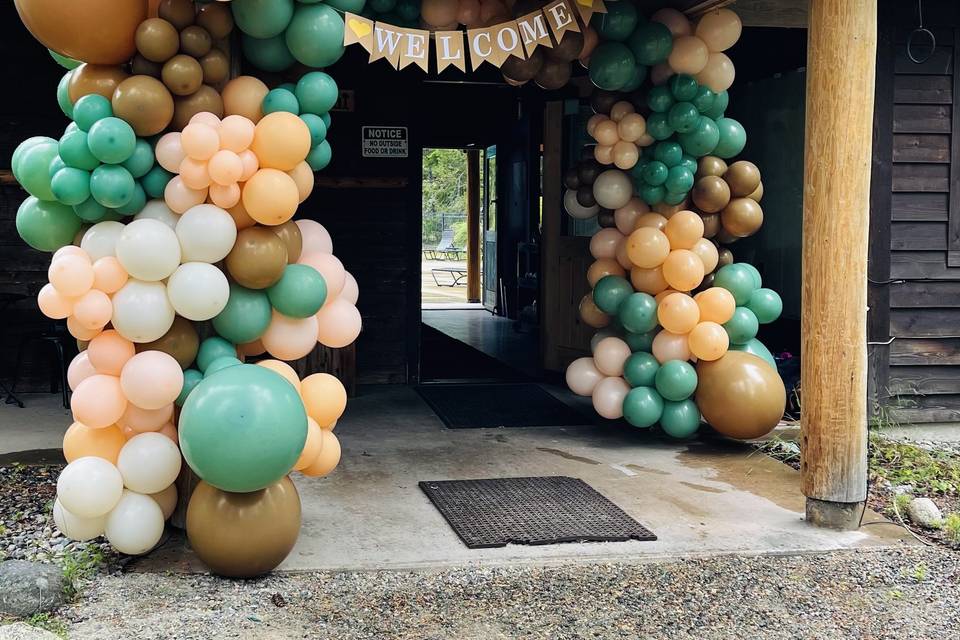 Reception balloons