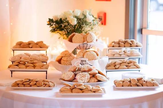 Lavish treats table