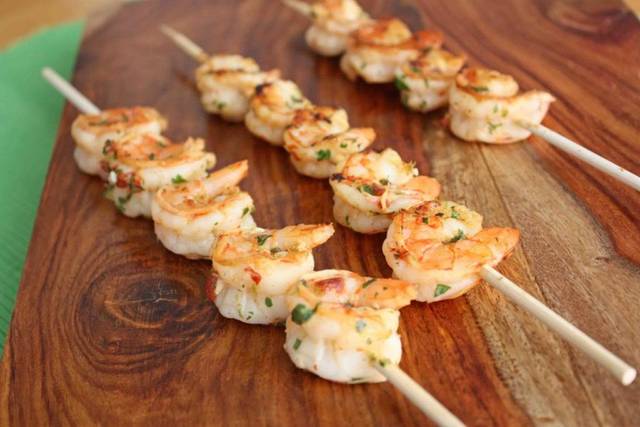 Shrimp skewers