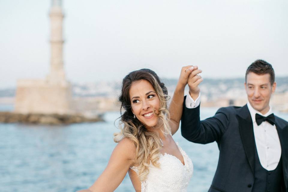 Wedding shoot in Chania Crete
