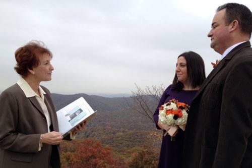 Wedding with a view