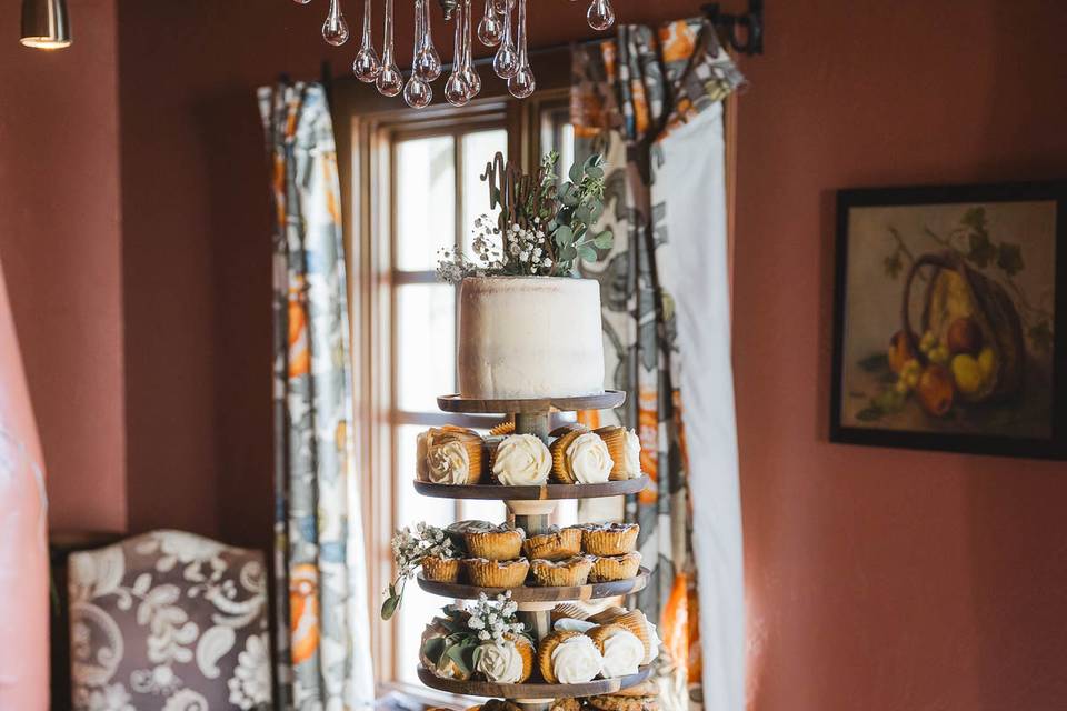 Elegant Dessert Tower