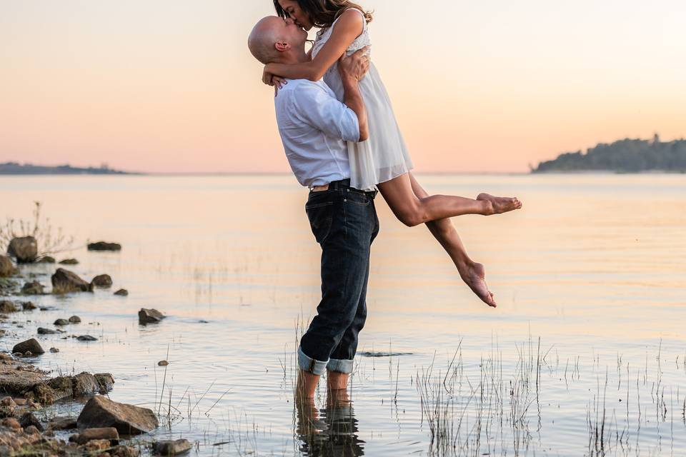 Folsom Lake Engagement