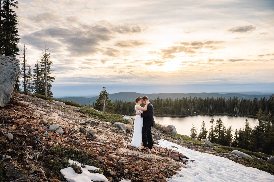 Mountaintop elopement