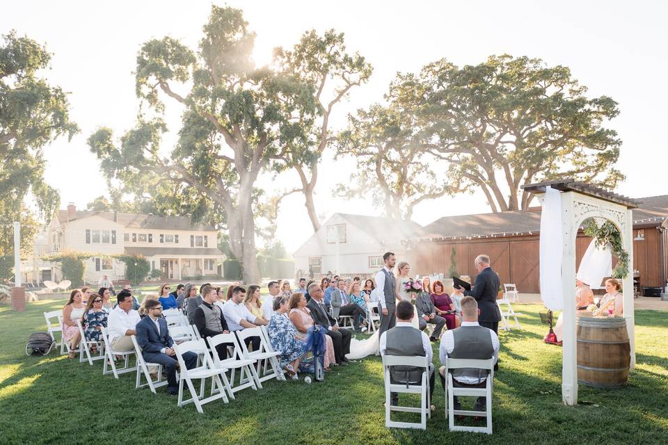 Ceremony at the Fitz Place