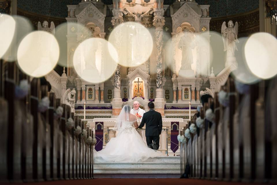 Catholic wedding ceremony