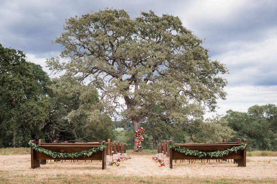 Ceremony at a private estate