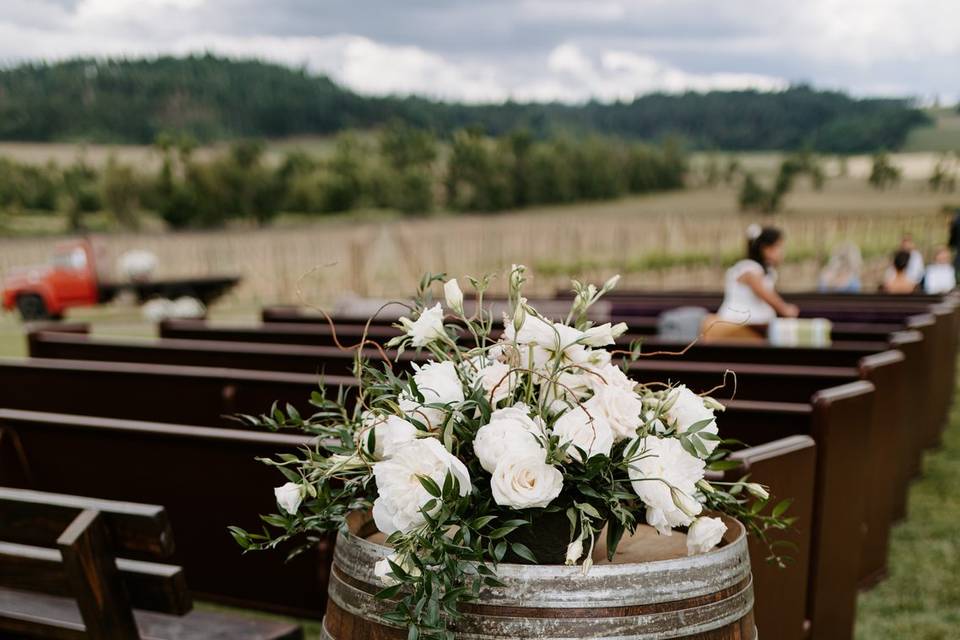 Traditional white romantic